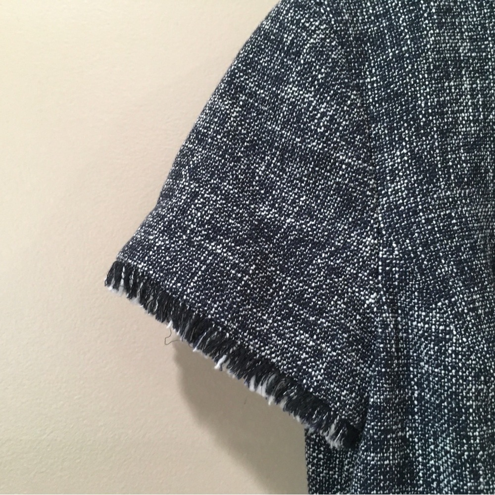 Brooks Brothers Women’s Tweed Sheath Dress Cotton Blend cap Sleeve Size 4 - Picture 6 of 9